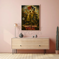 Digital Revolution Parody Art Print - Pop Culture Poster PosterGoat