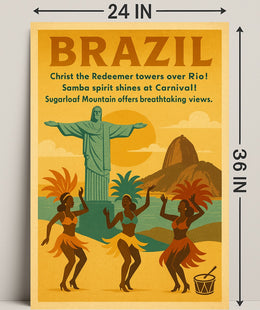 Discover Brazil Poster PosterGoat