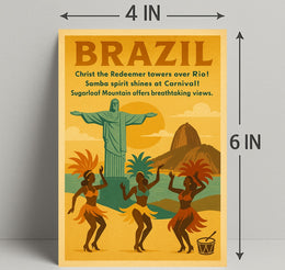 Discover Brazil Poster PosterGoat