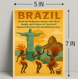 Discover Brazil Poster PosterGoat