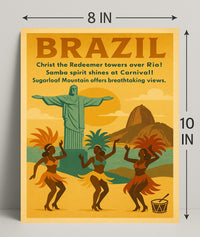 Discover Brazil Poster PosterGoat