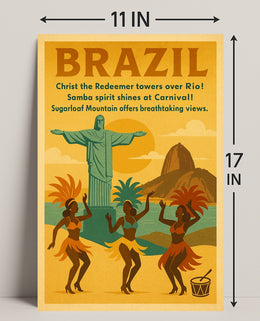 Discover Brazil Poster PosterGoat