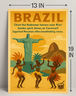 Discover Brazil Poster PosterGoat