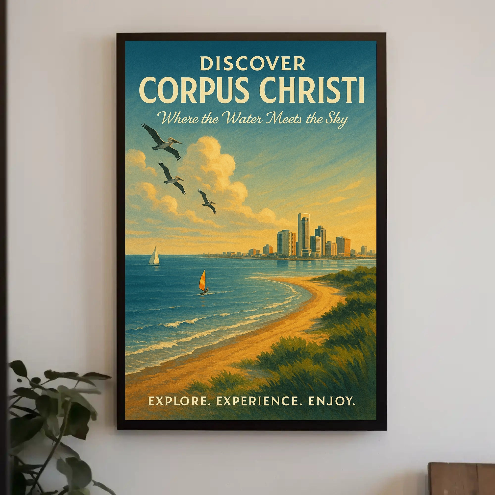 Discover Corpus Christi Wall Art Print PosterGoat