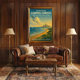 Discover Corpus Christi Wall Art Print PosterGoat