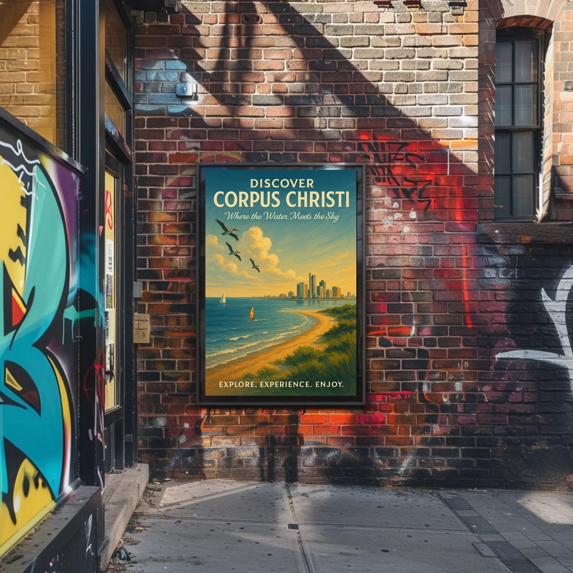 Discover Corpus Christi Wall Art Print PosterGoat