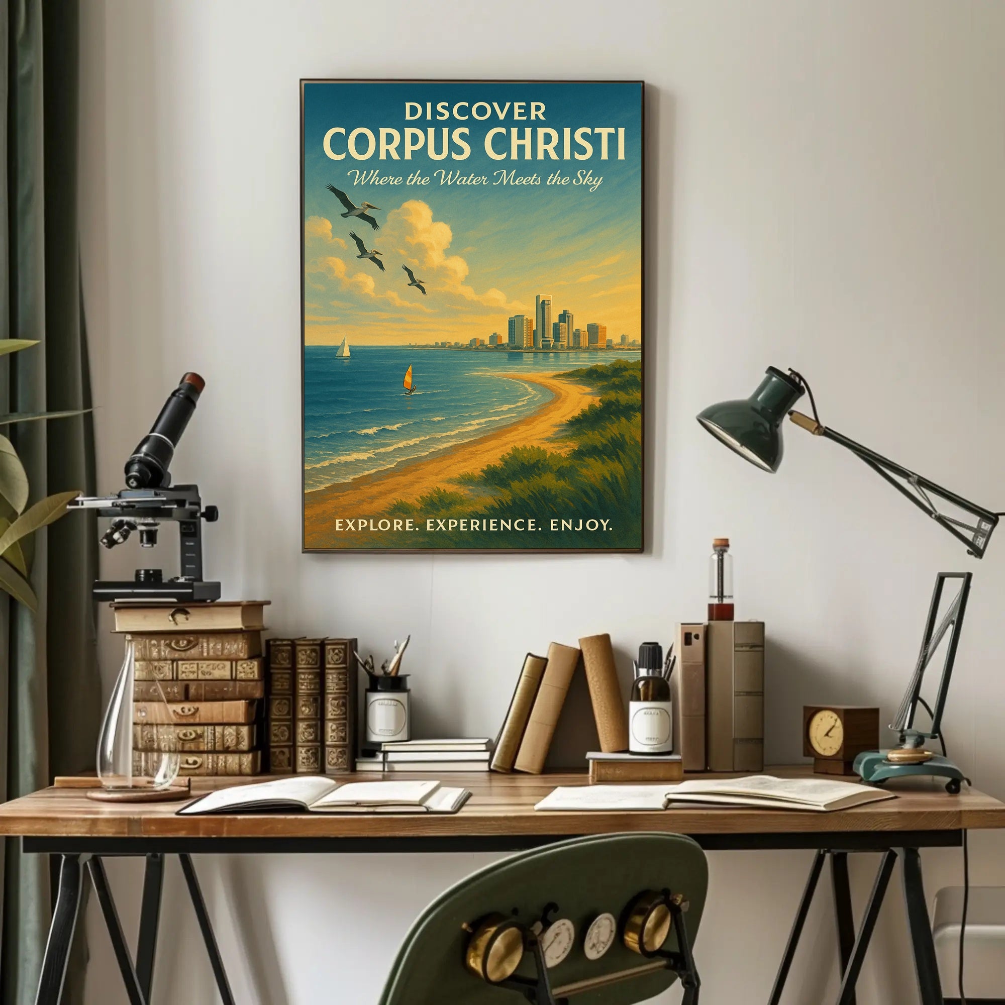 Discover Corpus Christi Wall Art Print PosterGoat