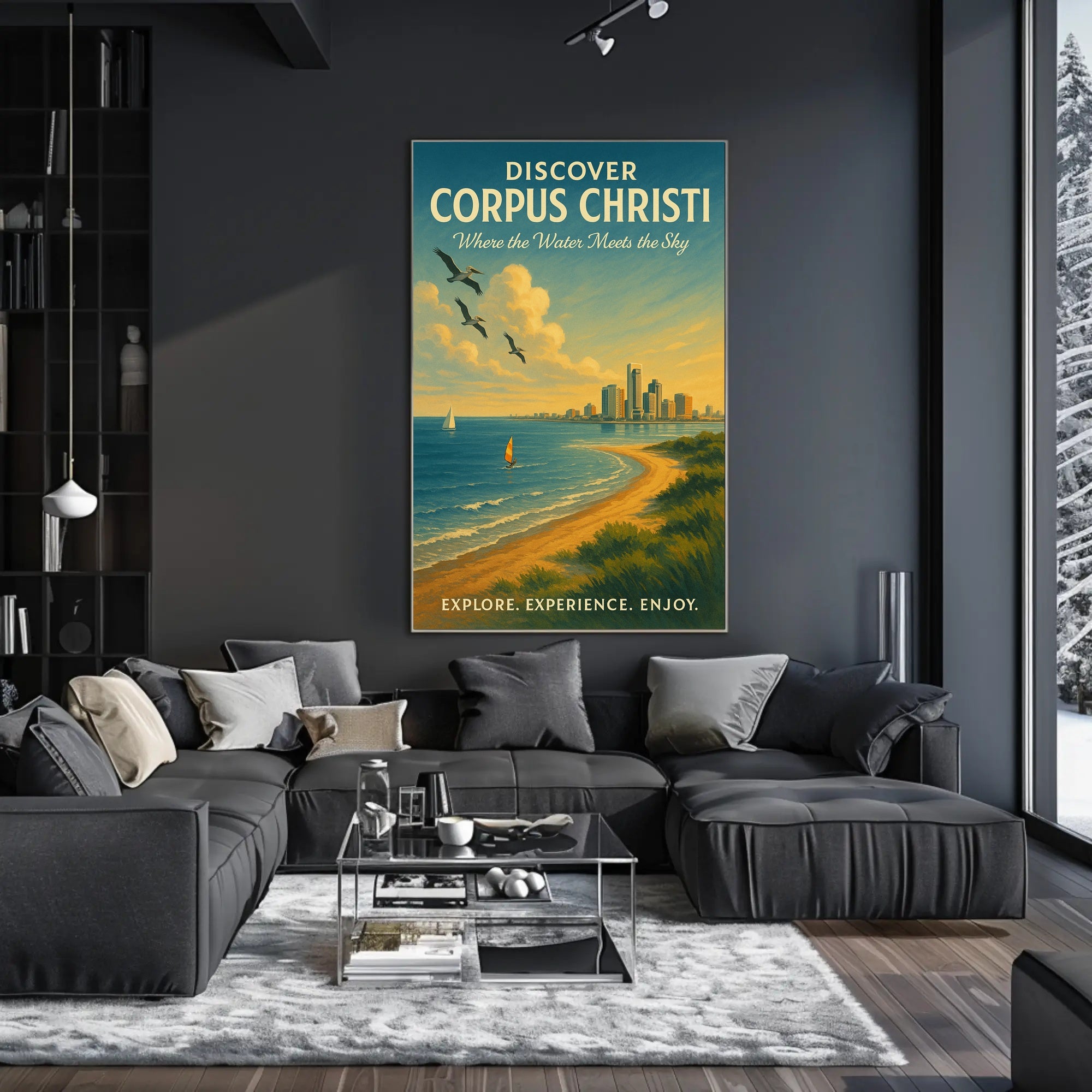 Discover Corpus Christi Wall Art Print PosterGoat