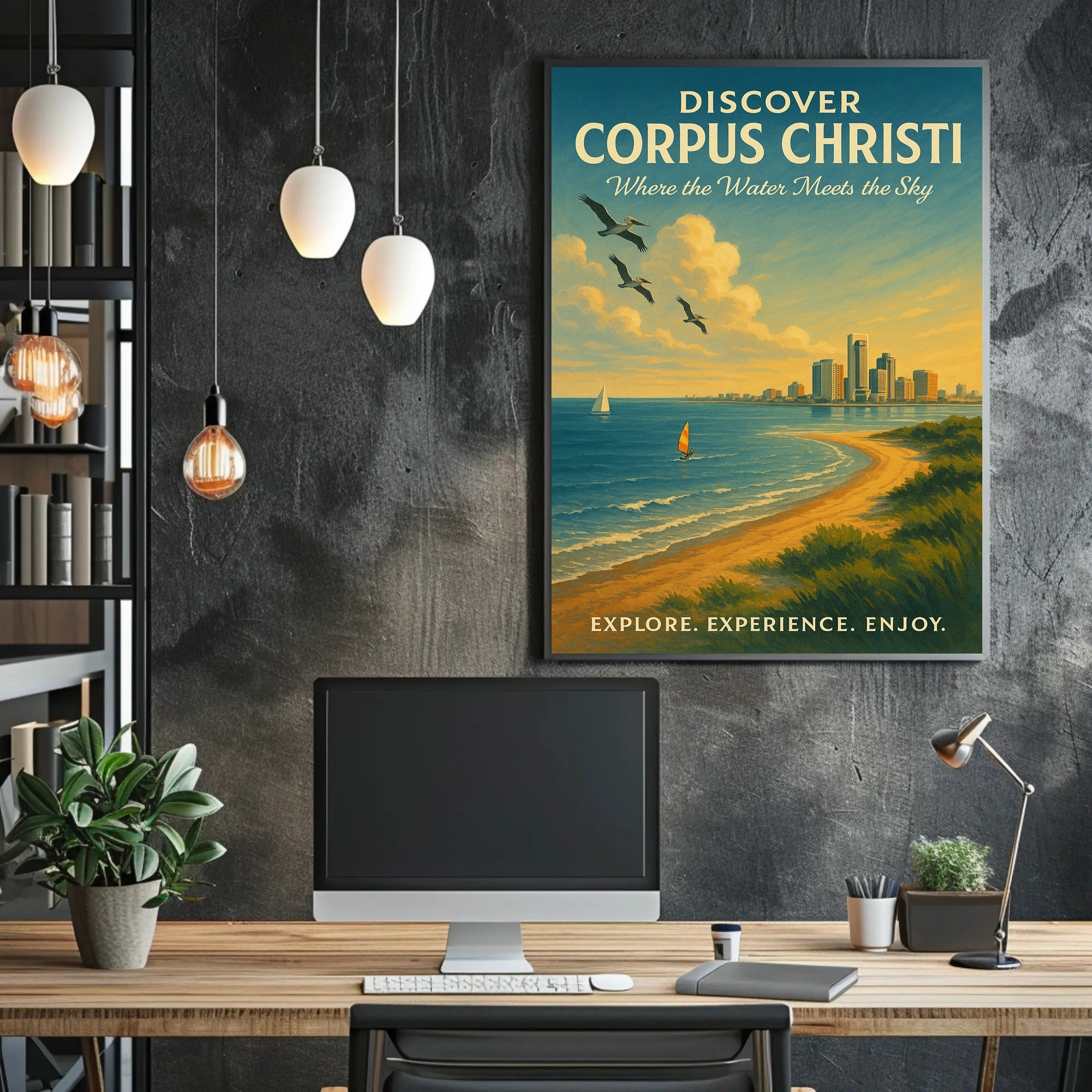 Discover Corpus Christi Wall Art Print PosterGoat