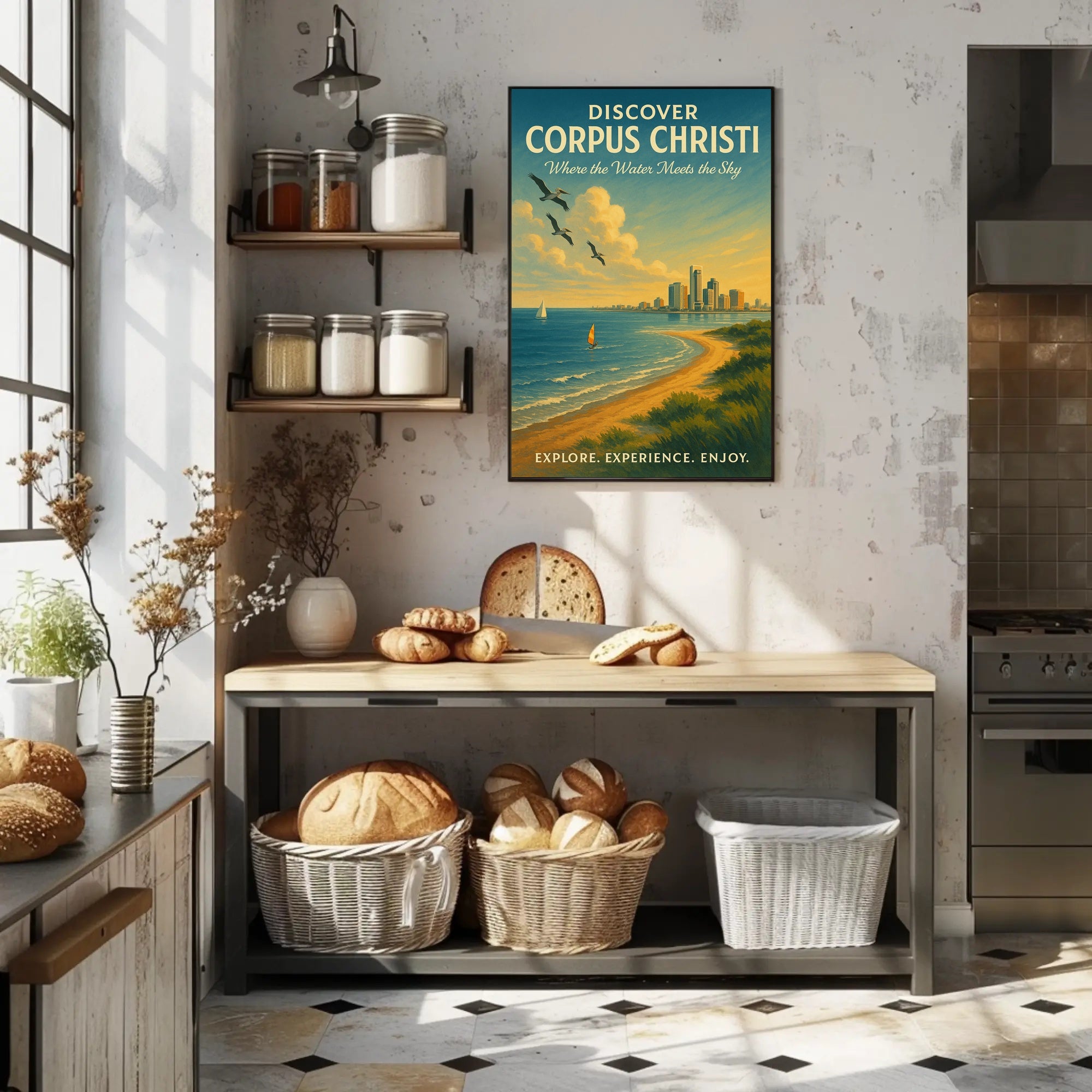Discover Corpus Christi Wall Art Print PosterGoat