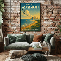 Discover Corpus Christi Wall Art Print PosterGoat