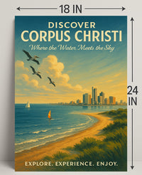 Discover Corpus Christi Wall Art Print PosterGoat