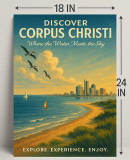 Discover Corpus Christi Wall Art Print PosterGoat