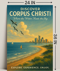 Discover Corpus Christi Wall Art Print PosterGoat