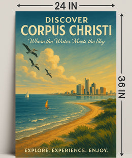 Discover Corpus Christi Wall Art Print PosterGoat
