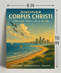 Discover Corpus Christi Wall Art Print PosterGoat