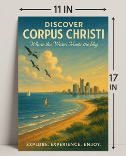 Discover Corpus Christi Wall Art Print PosterGoat