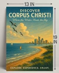 Discover Corpus Christi Wall Art Print PosterGoat