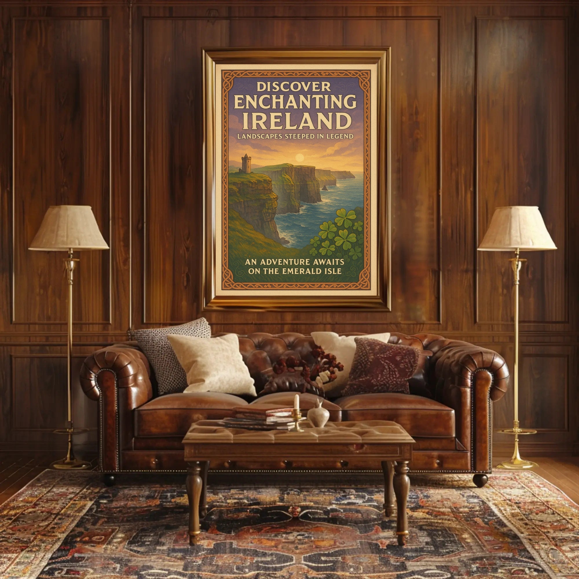 Discover Enchanting Ireland Wall Art Print PosterGoat