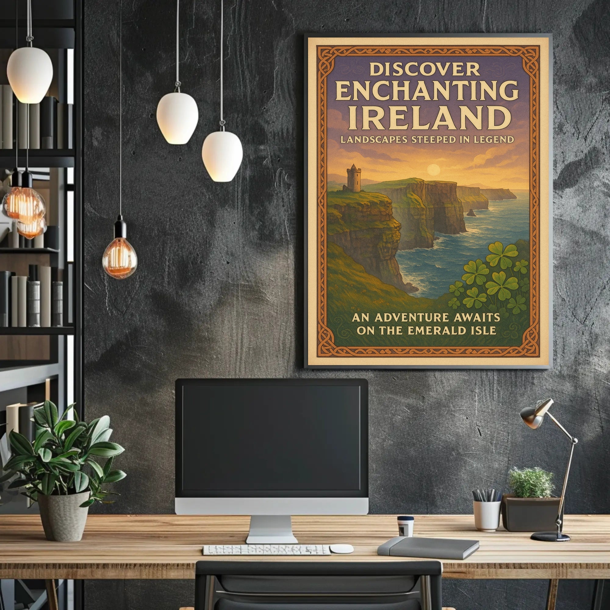 Discover Enchanting Ireland Wall Art Print PosterGoat