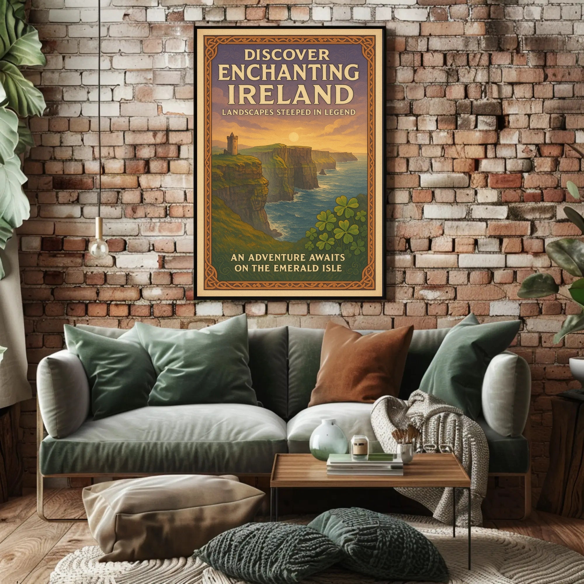 Discover Enchanting Ireland Wall Art Print PosterGoat