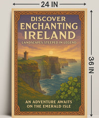 Discover Enchanting Ireland Wall Art Print PosterGoat