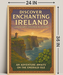 Discover Enchanting Ireland Wall Art Print PosterGoat