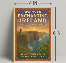 Discover Enchanting Ireland Wall Art Print PosterGoat