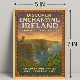 Discover Enchanting Ireland Wall Art Print PosterGoat
