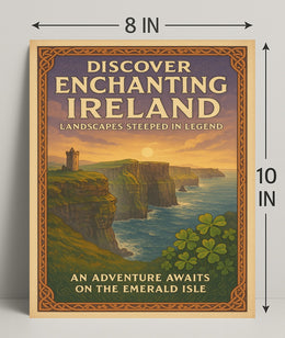 Discover Enchanting Ireland Wall Art Print PosterGoat