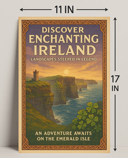 Discover Enchanting Ireland Wall Art Print PosterGoat
