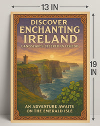 Discover Enchanting Ireland Wall Art Print PosterGoat