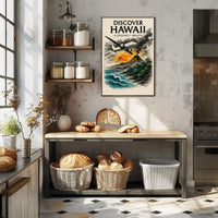 Discover Hawaii Journey Awaits Poster Art PosterGoat