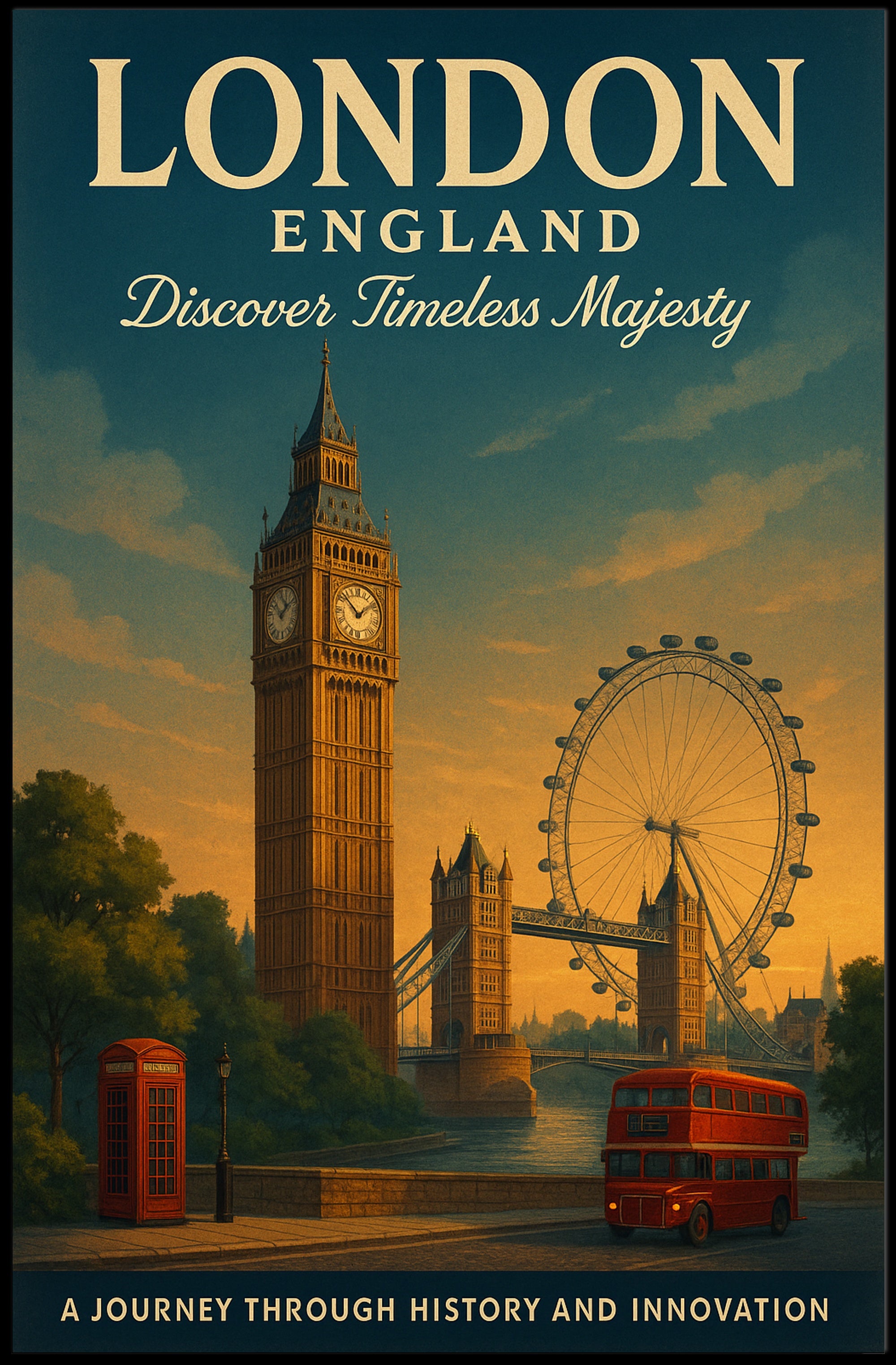 Discover London Timeless Majesty Poster PosterGoat