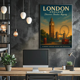 Discover London Timeless Majesty Poster PosterGoat