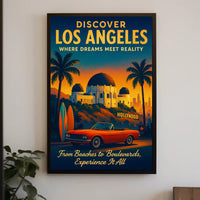 Discover Los Angeles Poster PosterGoat