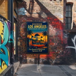 Discover Los Angeles Poster PosterGoat