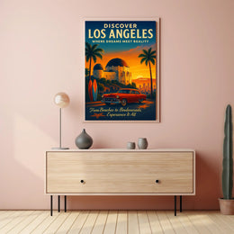 Discover Los Angeles Poster PosterGoat