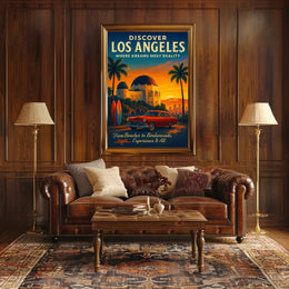 Discover Los Angeles Poster PosterGoat