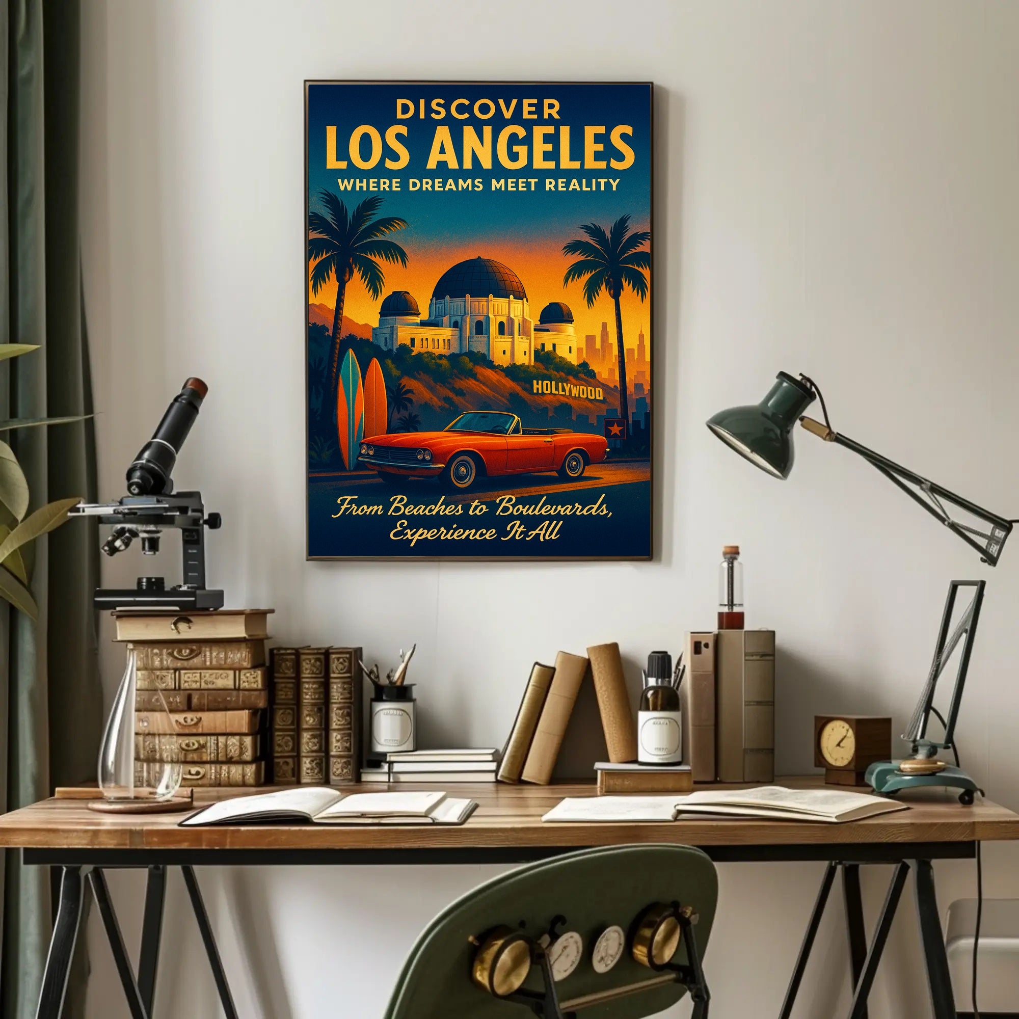 Discover Los Angeles Poster PosterGoat