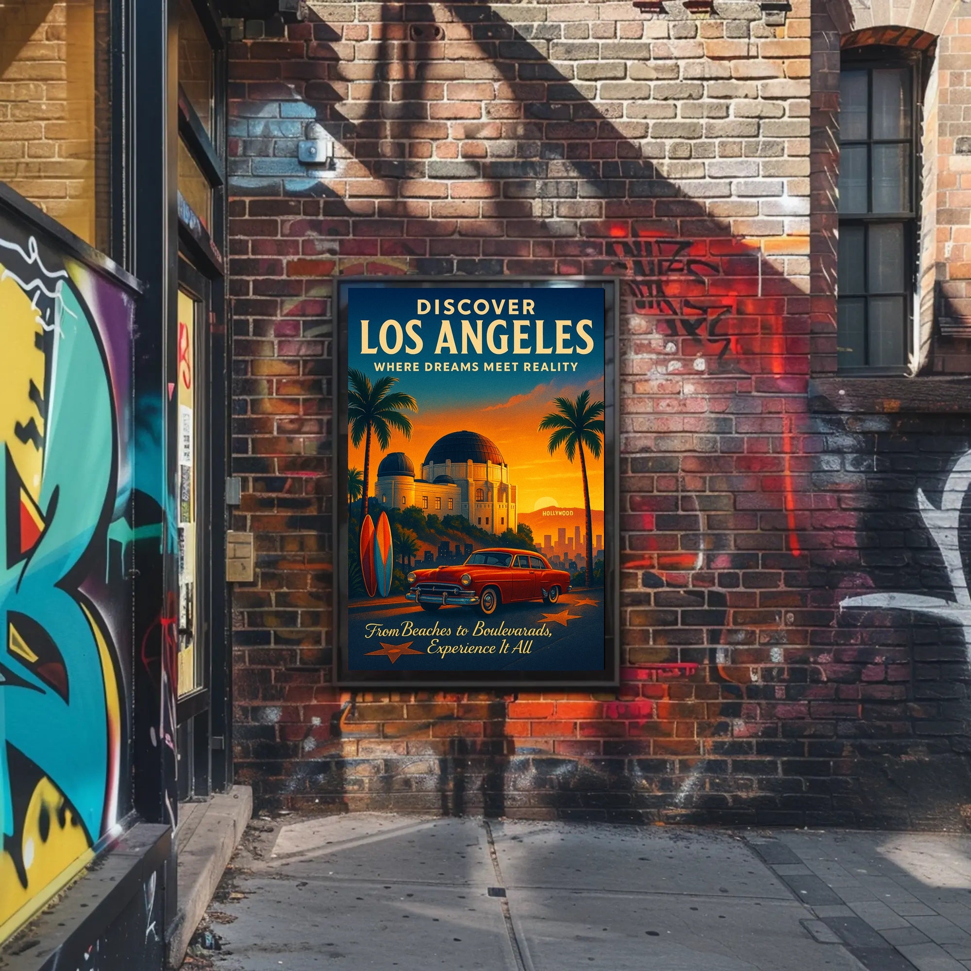 Discover Los Angeles Poster PosterGoat
