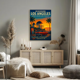Discover Los Angeles Poster PosterGoat