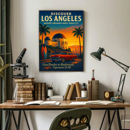 Discover Los Angeles Poster PosterGoat