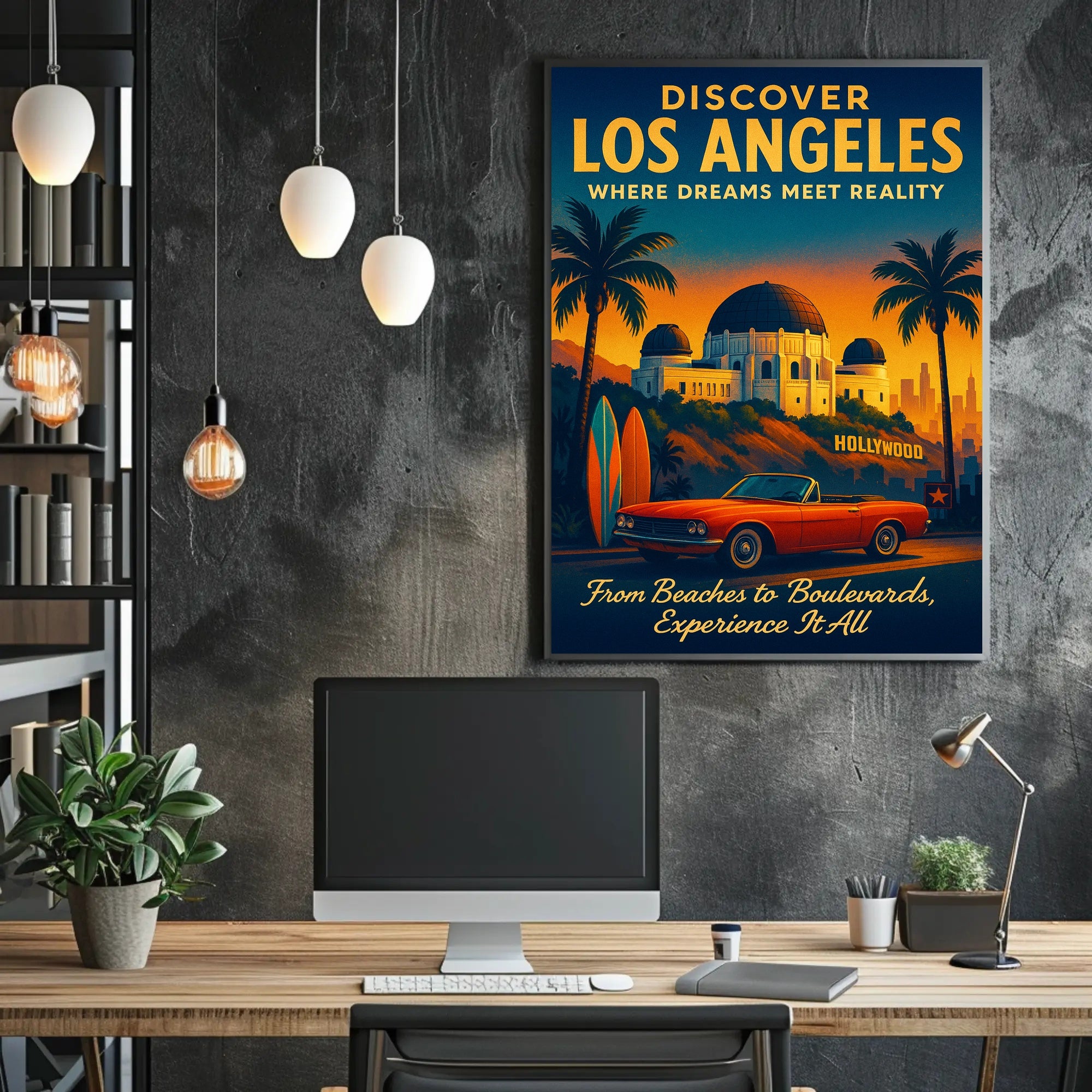 Discover Los Angeles Poster PosterGoat