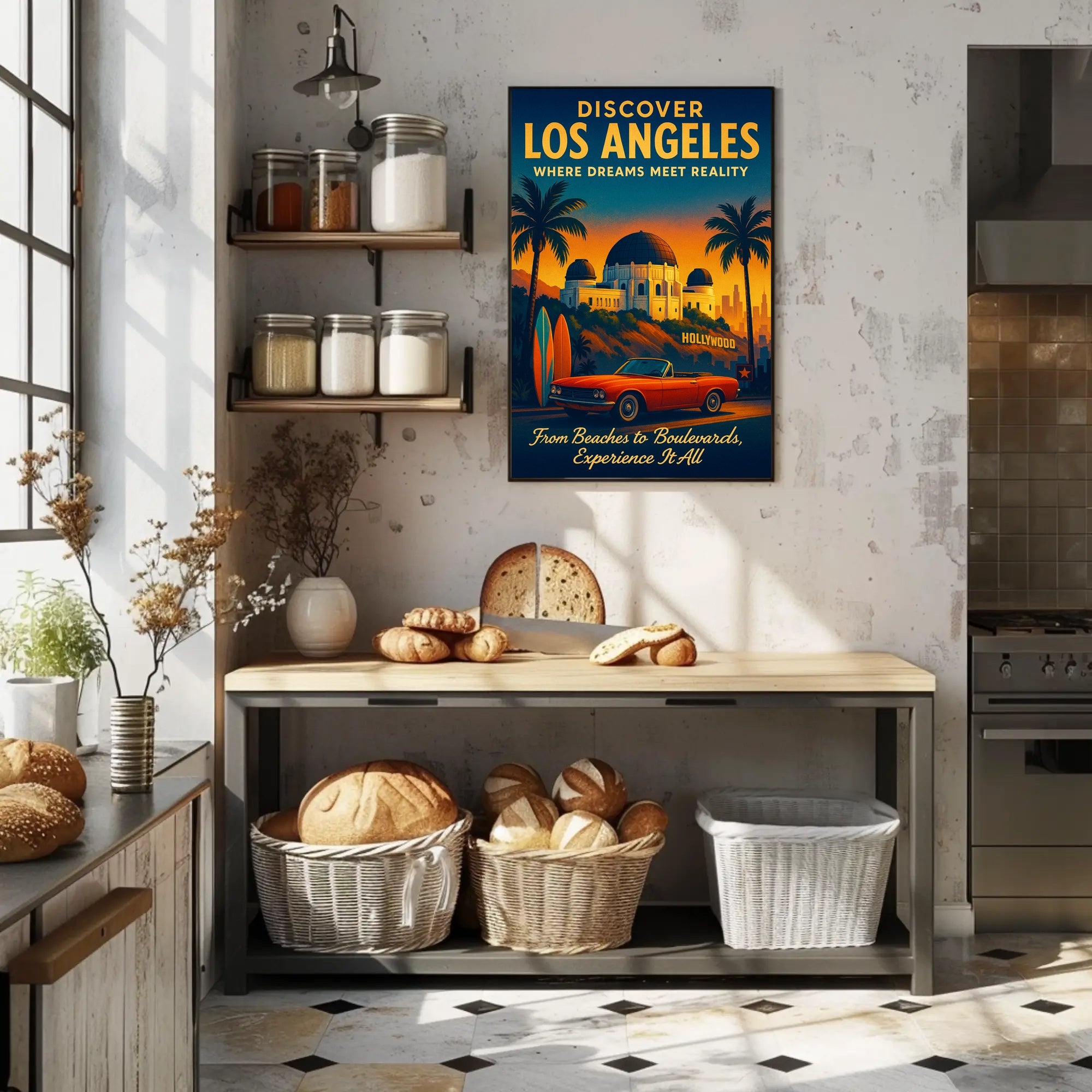 Discover Los Angeles Poster PosterGoat