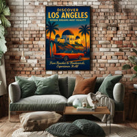 Discover Los Angeles Poster PosterGoat