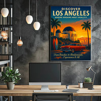 Discover Los Angeles Poster PosterGoat