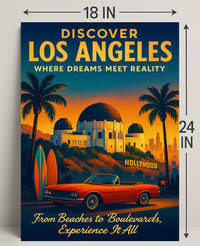 Discover Los Angeles Poster PosterGoat