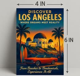 Discover Los Angeles Poster PosterGoat