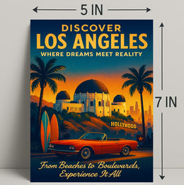 Discover Los Angeles Poster PosterGoat
